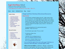 Tablet Screenshot of eaglesnesthome.com